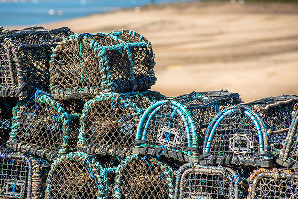 Lobster Pots stacked up